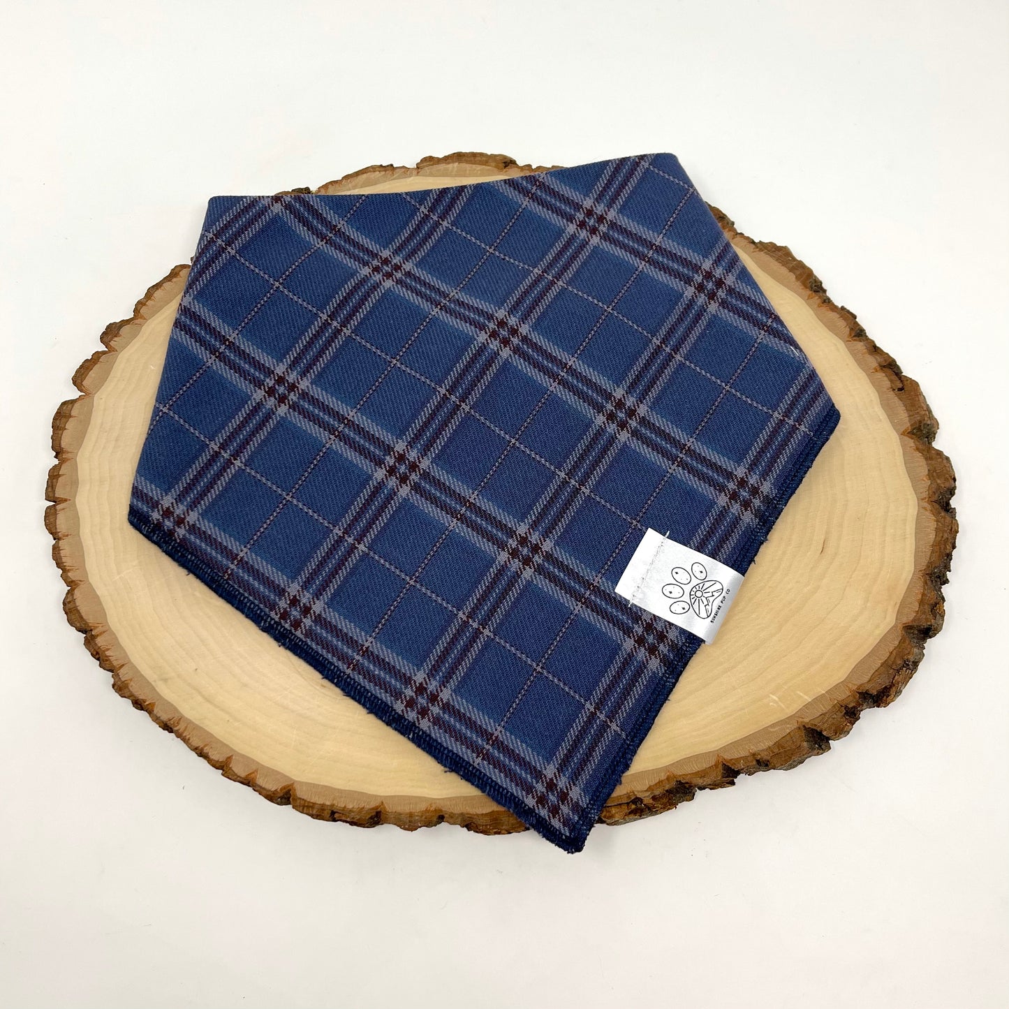 Blueberry Tartan Bandana