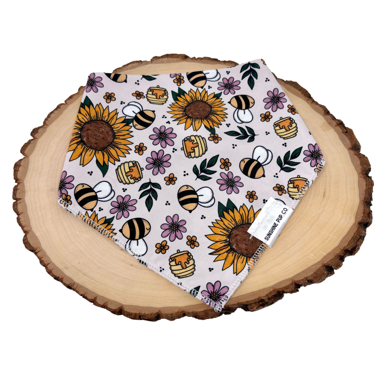 Buzzing Blossoms Bandana