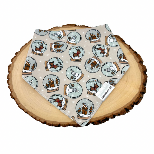 Frosted Snow Globes Bandana