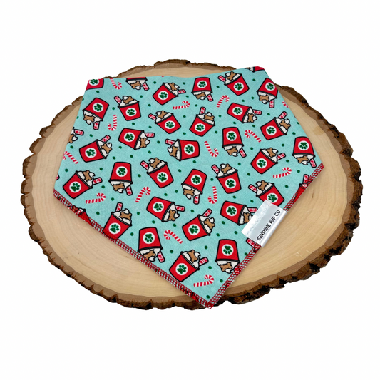 Peppermint Pup Cup Bandana